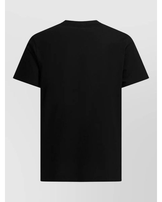 McQueen Black Cotton T-Shirt for men