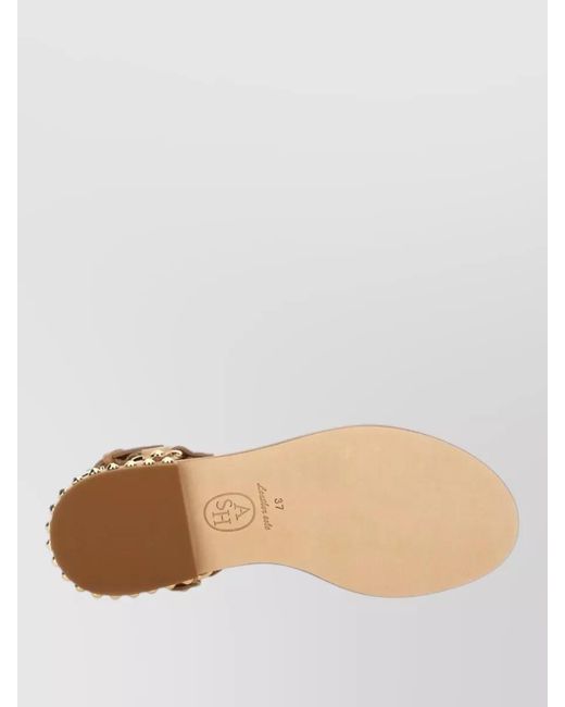 Ash Natural Leather Sandals