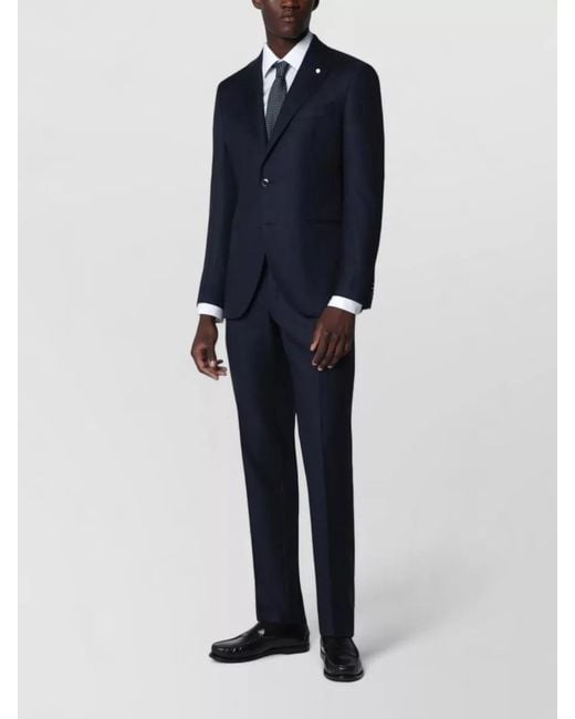 Luigi Bianchi Blue Suit Jacket for men
