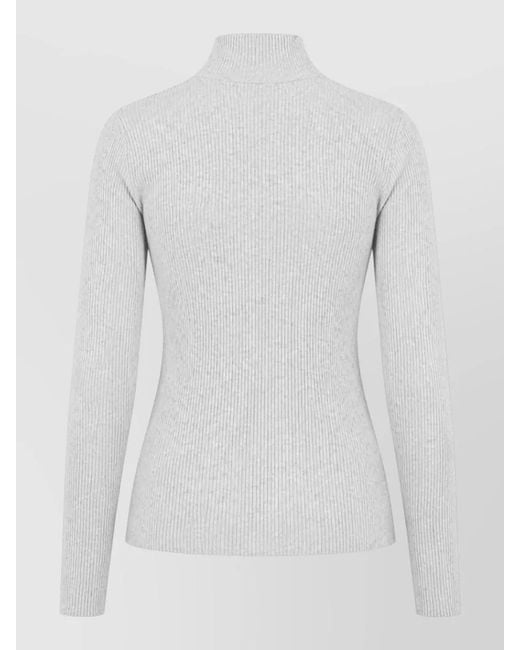 Maison Kitsuné White Slim-Fit Sweatshirt