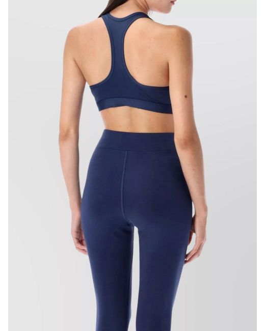 Nike Blue Scoop Neck Racerback Sports Bra
