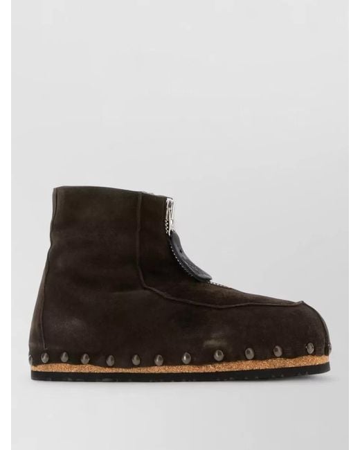 Magliano Brown Suede Leather Ankle Boots for men
