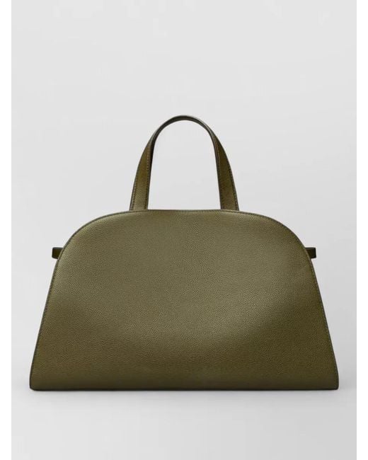 Tory Burch Green Romy Leather Tote Boston Bag Shoulder