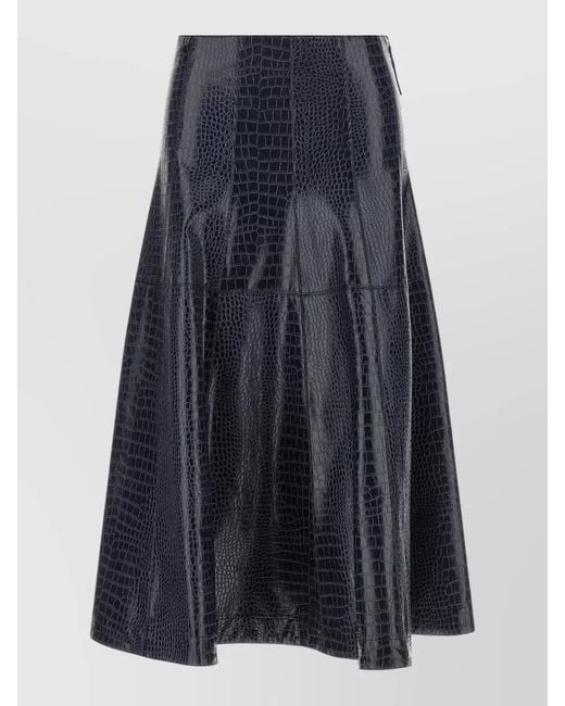 Pinko Blue A-Line Skirt