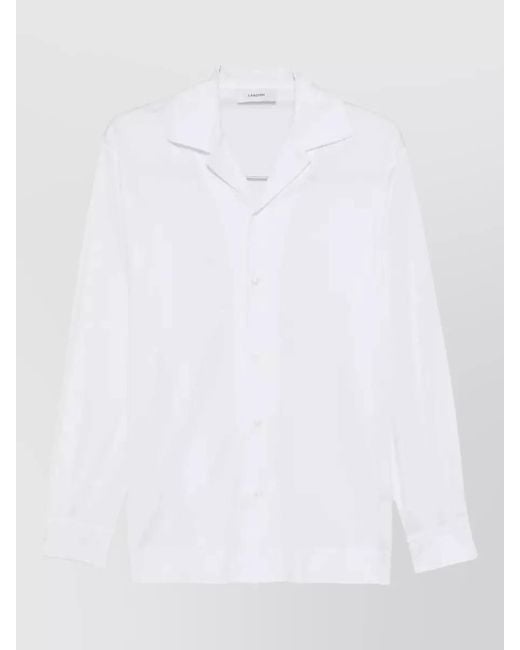 Lardini White Jersey Suit Double Breasted Jacket for men