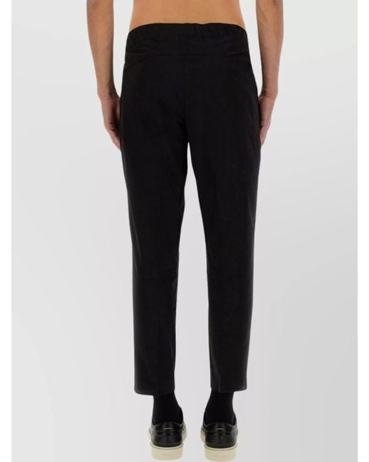 Boss Black Cropped Trousers for men