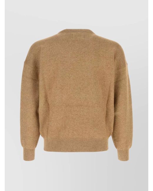 Isabel Marant Natural Oversize Crew Neck Sweater Atley for men