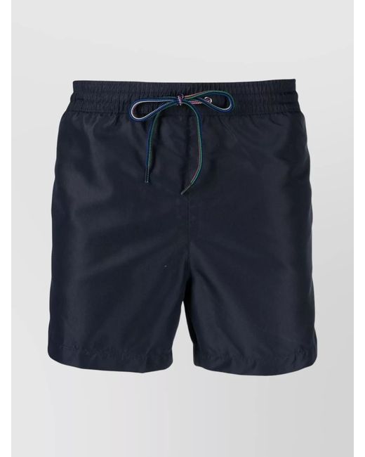 Paul Smith Blue Logo Swim Shorts for men