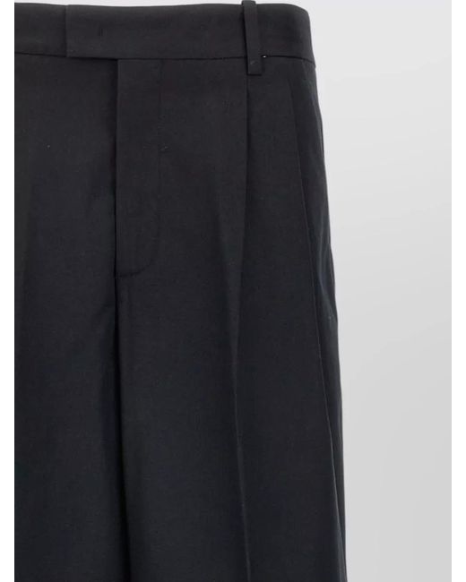 ARMARIUM Blue Giorgia Pants Wide Leg Belt Loops