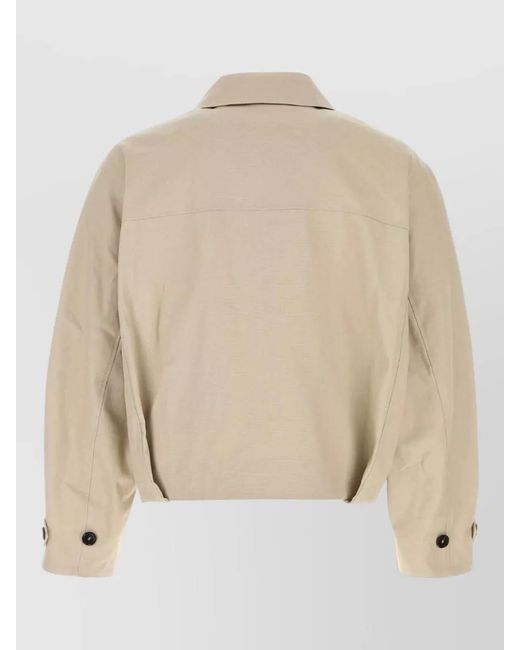 Séfr Natural Twill Cosme Jacket Buttoned Cuffs Collar for men