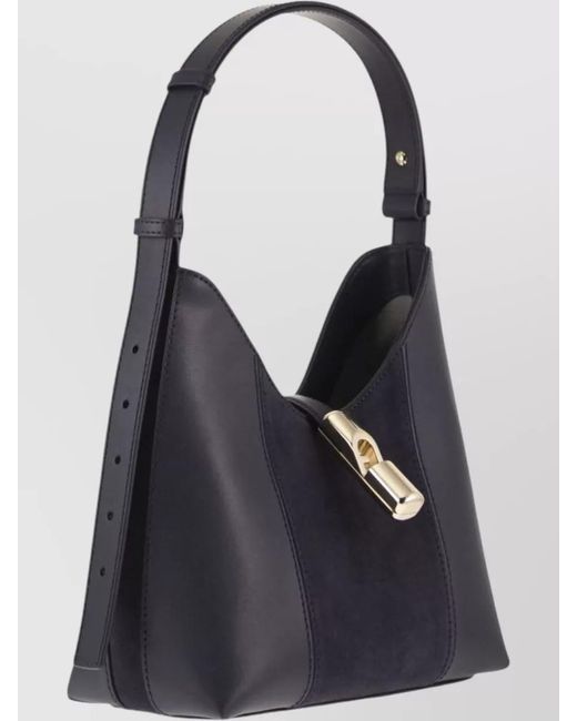 Furla Blue 1927 Leather Shoulder Bag