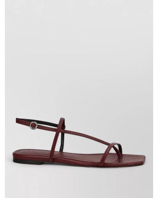 Aeyde Multicolor Leather Thong Sandals