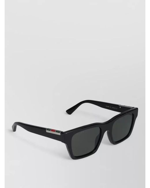 Gucci Black Sunglasses Gg1889S 001 Acetate Rectangular Frame for men