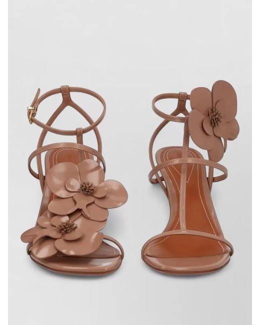 Zimmermann Leather Orchid 85 Sandals in Brown | Lyst