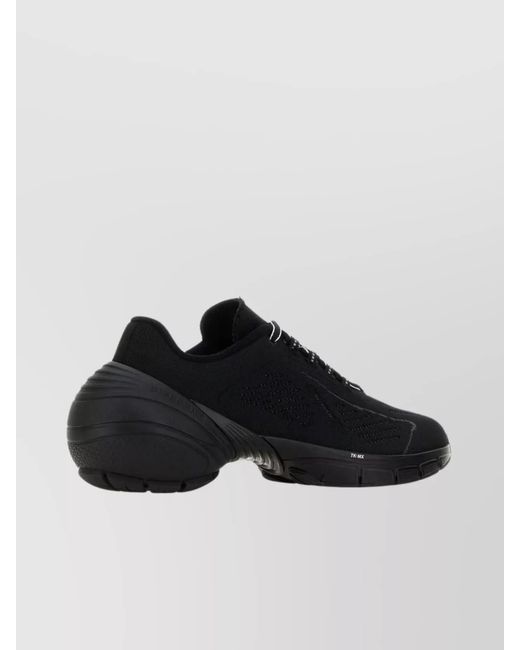 Givenchy Black Paneled Low-Top Sneakers for men