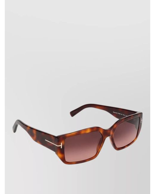 Tom Ford Pink Square Gradient Sunglasses Tortoiseshell Pattern