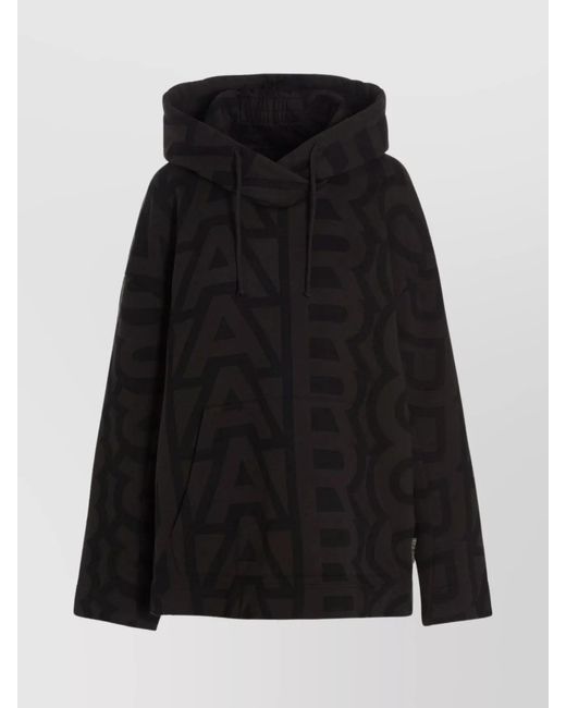 Marc Jacobs Black Cotton Logo Hoodie