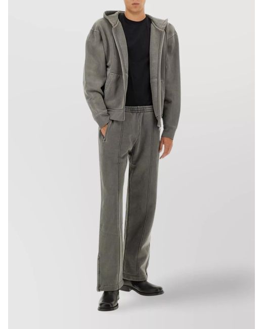 Our Legacy Gray Cotton Straight-Leg Trousers for men