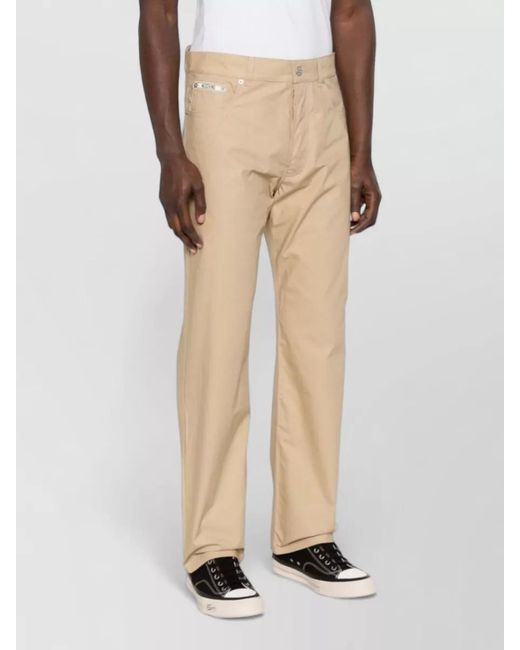 Moschino Natural Straight-Leg Trousers for men