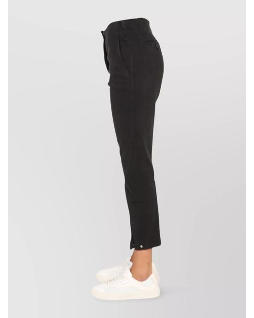Aspesi Natural Cropped Trousers