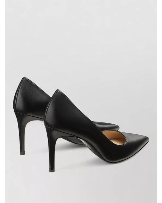 Stuart Weitzman Black Pointed Toe Pumps Smooth Finish Design