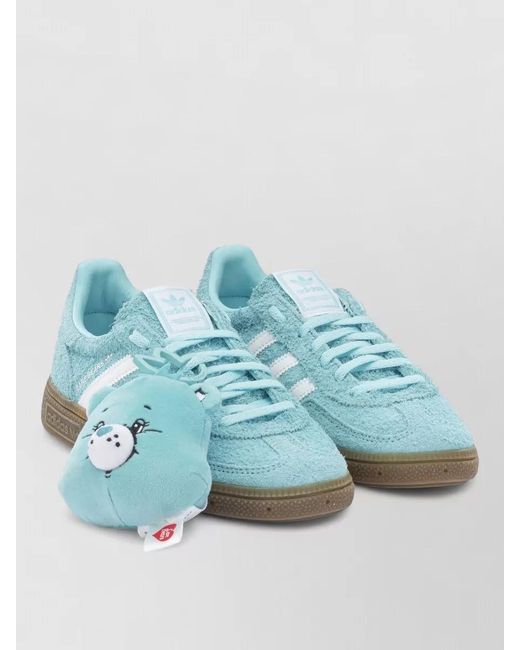 Adidas Originals Blue Leather Low-Top Sneakers