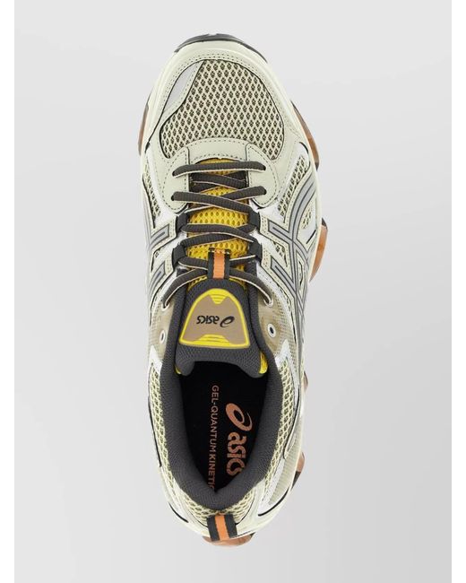 Asics Multicolor Synthetic Leather Low-Top Sneakers
