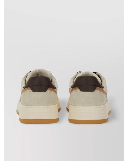 Hogan Natural Leather Low-Top Sneakers