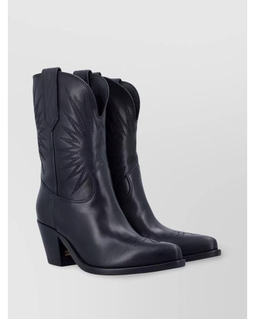 Golden Goose Deluxe Brand Blue 70 Wish Star Boots