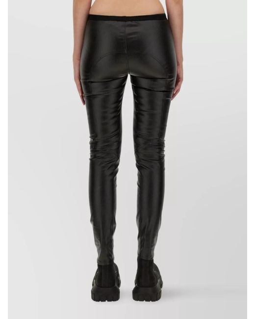 Rick Owens Black Denim Skinny Trousers