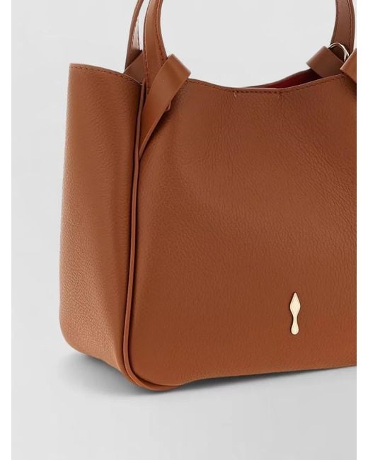 Christian Louboutin Brown Bettina Mini Shoulder Shopping Bag