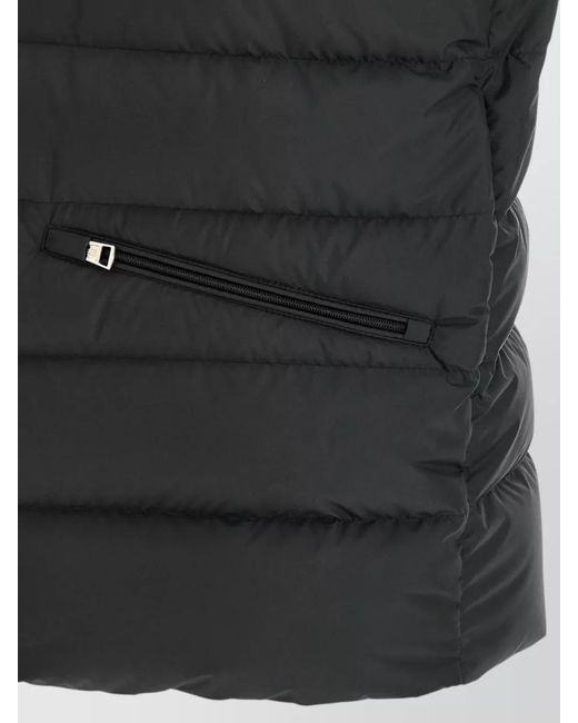 Moncler Black Lechtal Down Padded Vest for men