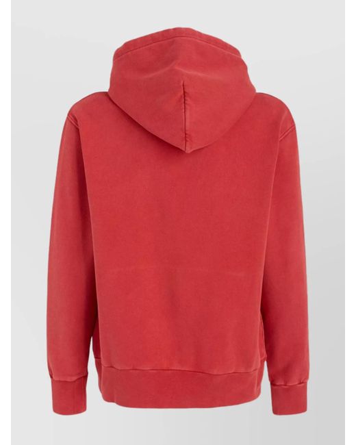 J.W. Anderson Red Cotton Hooded Sweatshirt for men
