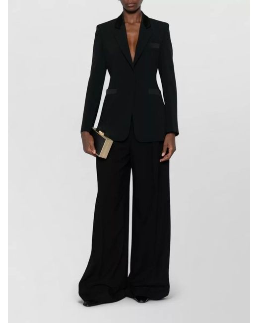Emporio Armani Black Single-Breasted Blazer