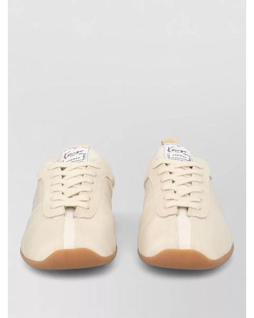 KENZO Natural Cotton Low-Top Sneakers