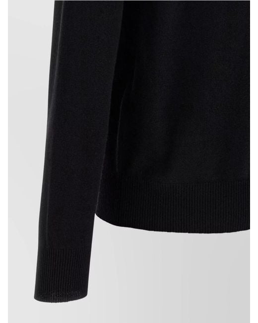Saint Laurent Blue Wool Polo Shirt for men