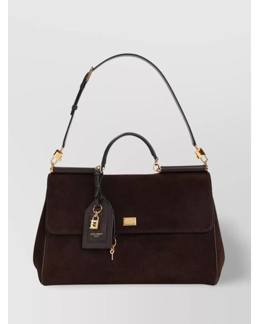 Dolce & Gabbana Multicolor Sicily Soft Suede Shoulder Bag