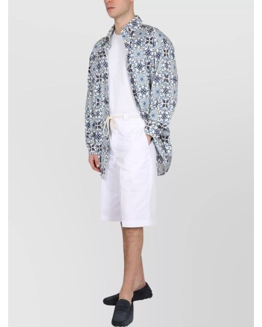 Drole de Monsieur Blue Cotton Shirt for men