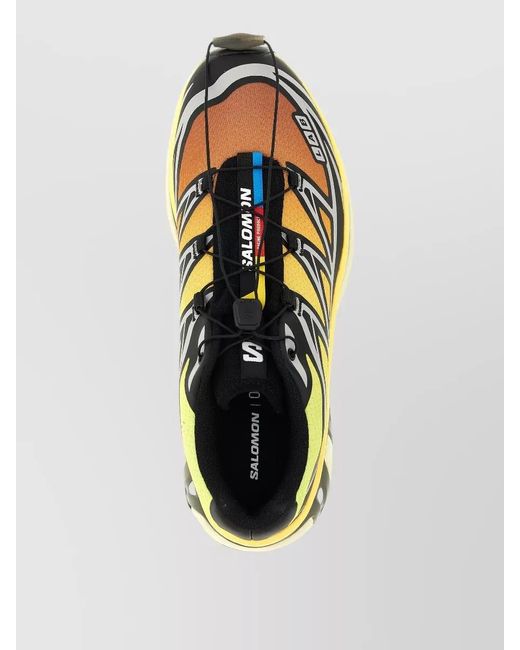 Salomon Multicolor Xt6 Mesh Upper Rubber Outsole Sneakers for men