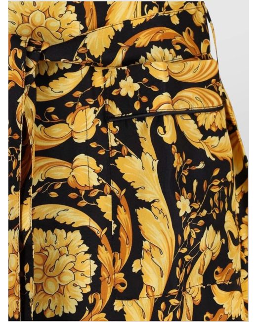 Versace Metallic Silk Dressing Gown