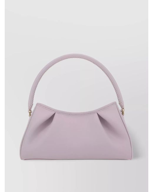 Elleme Pink Dimple Leather Shoulder Bag