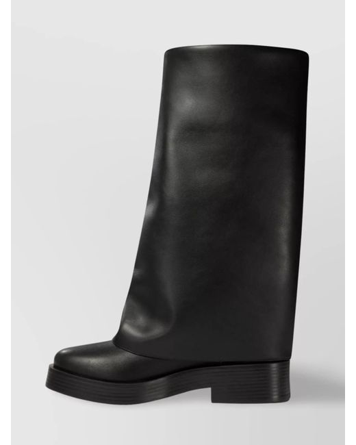 Casadei Black Charlie Layered Boots