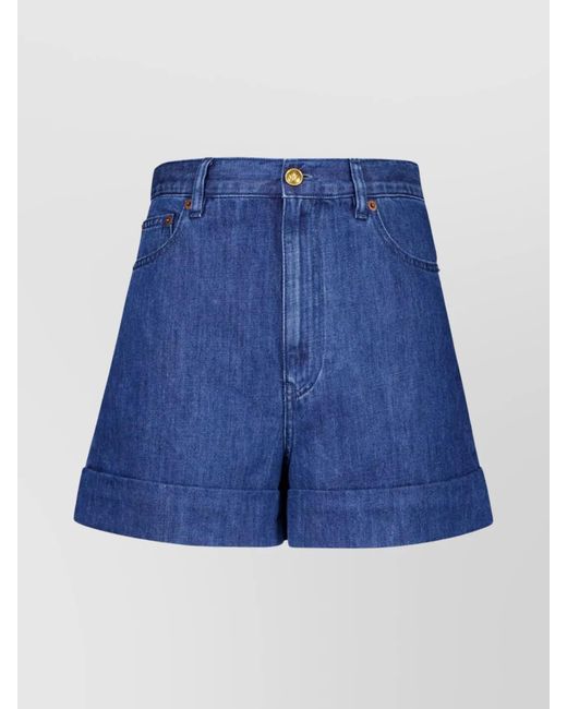 Valentino Garavani Blue Tailored Shorts