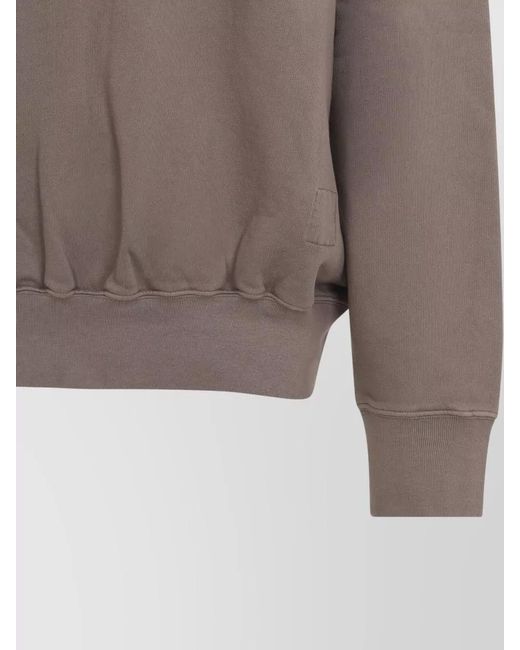 Rick Owens Multicolor Oversized Jersey Hoodie Rear Strap Detail for men