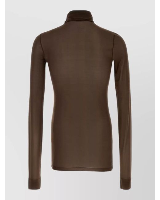 Saint Laurent Brown Jersey Shirt for men