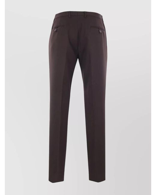 Prada Gray Wool Pants for men