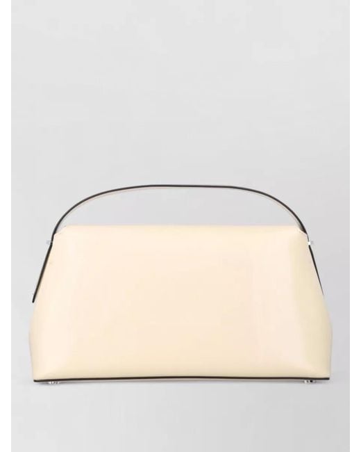 Totême Natural Leather Top Handle Shoulder Bag