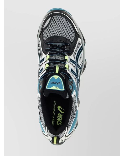 Asics Blue Gel-Quantum Kinetic Low-Top Sneakers