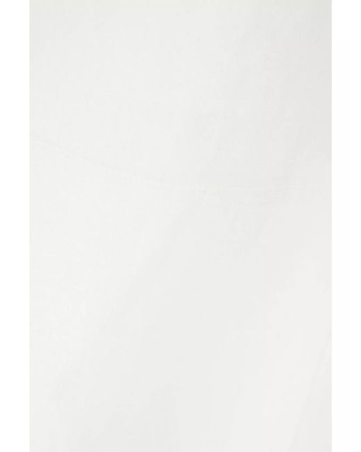 Ferragamo White Wide-Leg Trousers