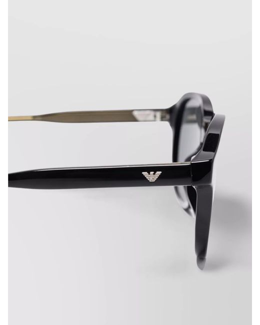 Emporio Armani Gray Acetate Sunglasses